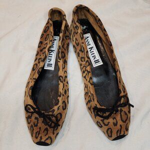 Anne Klein II | Vintage Leopard Cheetah Print Ballet Flats